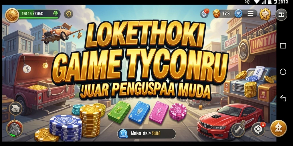 Tampilan gameplay menarik dari LOKETHOKI saat membangun bisnis.