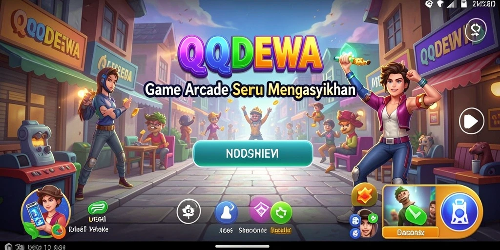 Tampilan gameplay QQDEWA yang penuh aksi dan keseruan.