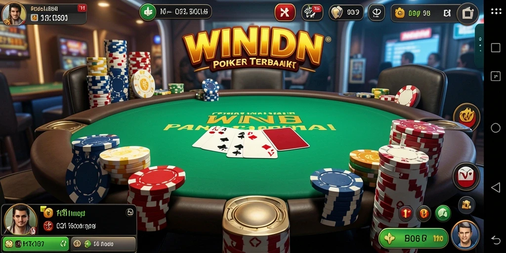 Gameplay poker seru di aplikasi WINIDN.